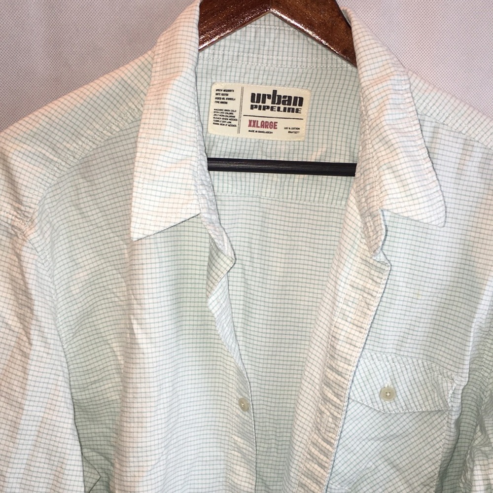 Urban Pipeline Casual Long Sleeve Cotton Shirt | XXL